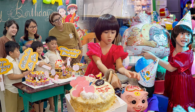 Trang Trần tổ chức sinh nhật cho con gái: Ít kinh phí, nhiều niềm vui