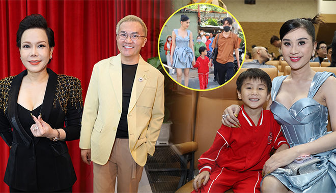 Lâm Khánh Chi đưa con trai dự sự kiện, Việt Hương mở sân khấu với thầy