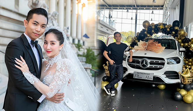 Phan Hiển khoe xế hộp bạc tỷ hậu đám cưới: Fan ngưỡng mộ