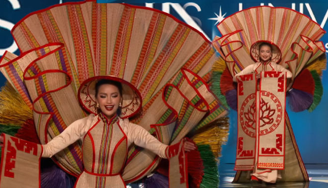 Chiếu Cà Mau nổi bật trên sân khấu Miss Universe 2022
