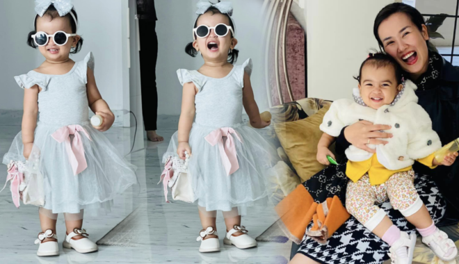Con gái Võ Hạ Trâm lên đồ đi chơi dịp cận Tết: Điệu cười y hệt mẹ