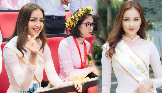 Xôn xao tin Hoa hậu Ngọc Châu chưa tốt nghiệp Đại học
