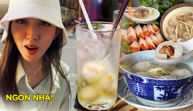 Món chè độc lạ xứ Huế khiến Hoa hậu Thùy Tiên gật gù khen ngon