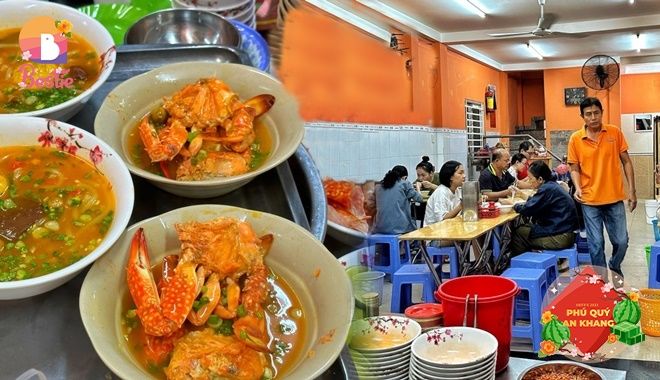 Quán bánh canh ghẹ mắc nhất SG: 350k khách vẫn ăn vì tiền nào của nấy