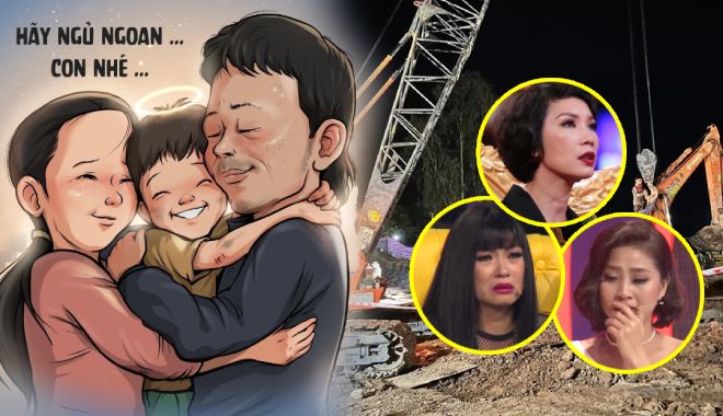 Sao Việt chia buồn vụ bé trai mất trong trụ bê tông 35m