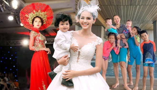 Á hậu Diễm Châu ăn chơi thời trẻ đến mẹ đơn thân nuôi nấng 5 người con