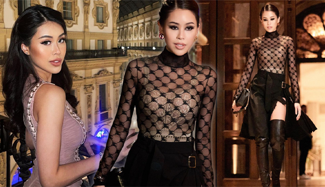 Ái nữ "vua hàng hiệu" tỏa sắc rạng ngời tại kinh đô thời trang Milan