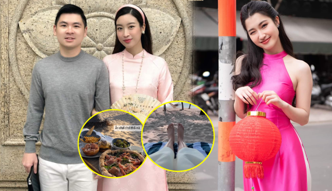 Ảnh hot sao Việt 3/2: Đỗ Mỹ Linh và chồng thiếu gia du lịch Phú Quốc
