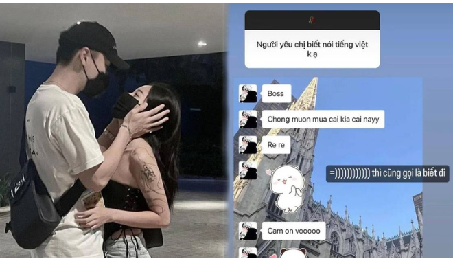 Bạn trai Linh Ngọc Đàm xưng vợ - chồng cực tình cảm