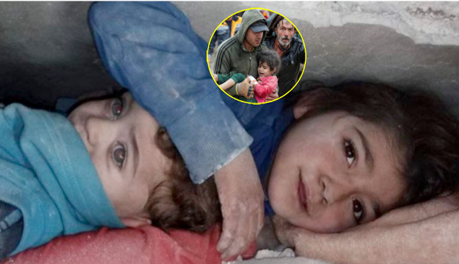 Bé gái che chắn cho em trai suốt 17 giờ trong đống vỡ nát ở Syria