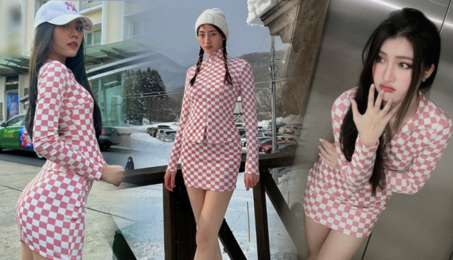 Chị em Hoa hậu đụng hàng: Lương Thùy Linh thời trang phang thời tiết
