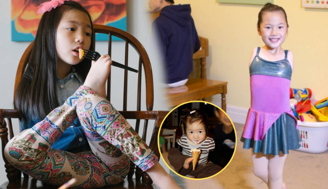 Cuộc sống hiện tại của cô bé "không tay": Bố mẹ nuôi cưng vô cùng