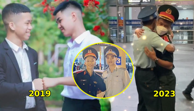 Đôi bạn thân cùng tiến rủ nhau thi quân đội, chờ suốt 3 năm để gặp lại