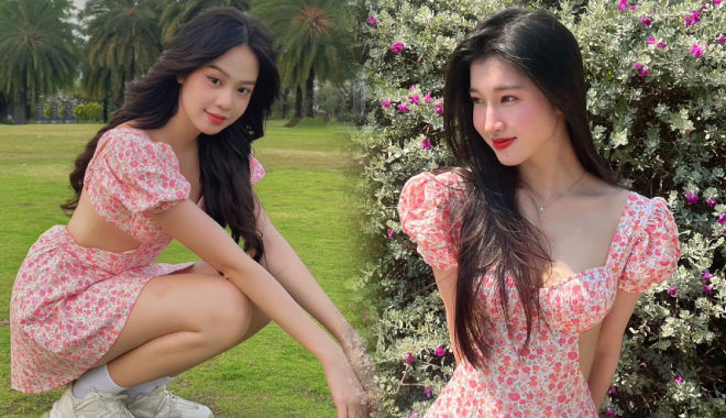 Thanh Thủy đụng hàng váy cắt khoét với Phương Nhi: Khó phân cao thấp