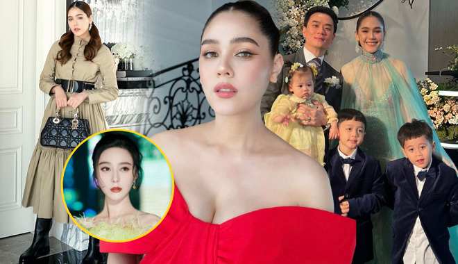 "Phạm Băng Băng xứ Thái" 3 con vẫn đẹp: Chồng cho thừa kế 7.000 tỷ