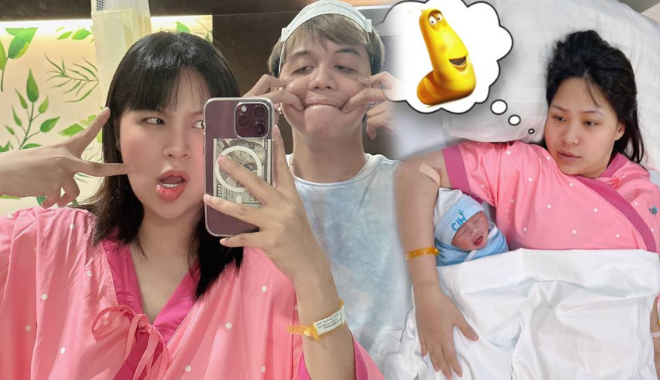 TikToker Phụng Lai hạ sinh con trai thứ 2 không quên "tấu hài"