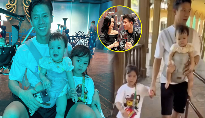 3 lần "cưa vợ" thất bại, Quế Ngọc Hải giờ là bố bỉm “1 nách 2 con"