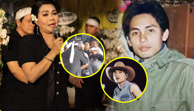 Ảnh hot sao Việt 9/3: Ngọc Huyền ngất xỉu trong đám tang NSƯT Vũ Linh