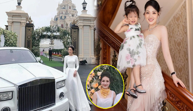 Cô dâu Nam Định đeo 200 cây vàng sau 4 năm cưới: Mẹ 2 con vẫn quyến rũ