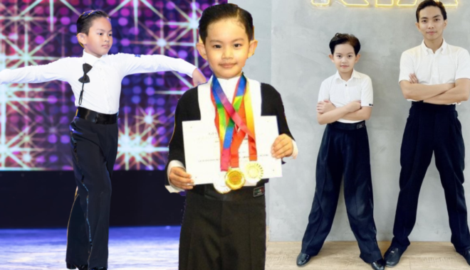 Con trai Khánh Thi: 7 tuổi cao 1m4, có bộ sưu tập huy chương xịn