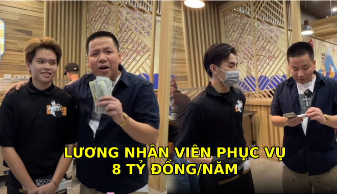 Khoa Pug trả lương nhân viên quán lẩu siêu hấp dẫn: 24 triệu đồng/ngày