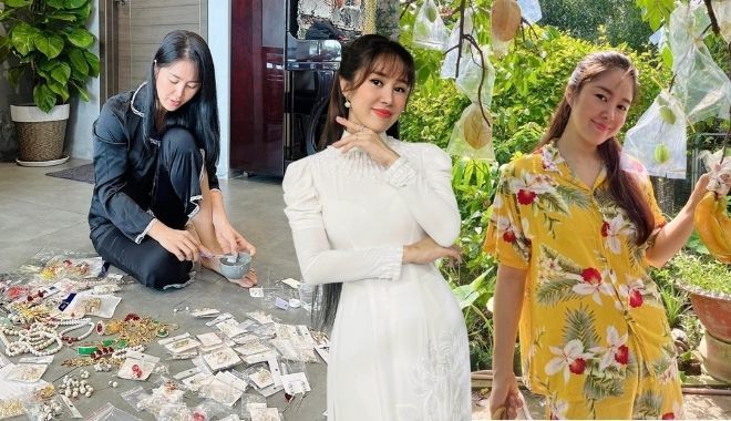 Lê Phương sở hữu cơ ngơi khó ai bì: Rửa trang sức theo lố