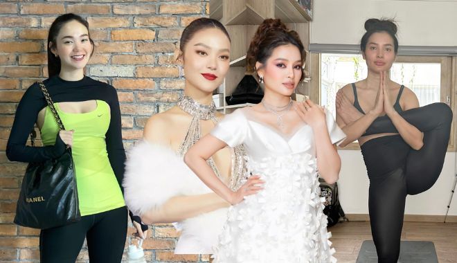 Mẹ bầu Phương Trinh Jolie và Minh Hằng trái ngược khi tập yoga