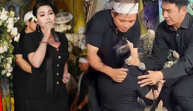 NSƯT Ngọc Huyền lên tiếng khi bị nói "làm màu" ngất xỉu ở lễ tang