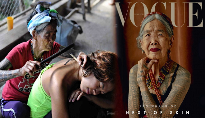 Cụ bà 106 tuổi lên trang bìa tạp chí thế giới: Xăm hình đầy mình