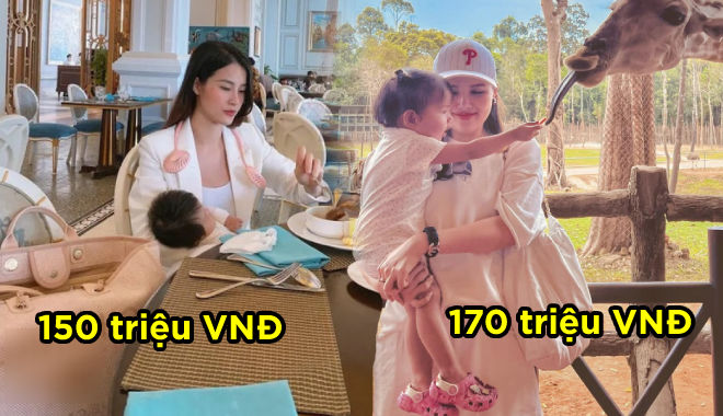 Dâu hào môn lấy túi xịn đựng tã sữa: Phanh Lee dùng item giá trên trời