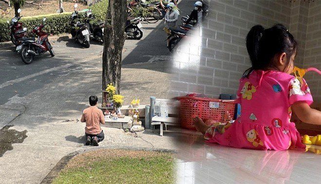 Không phụ lòng người, cô bé khỏe lại khi cha cầu xin dưới tượng Phật 
