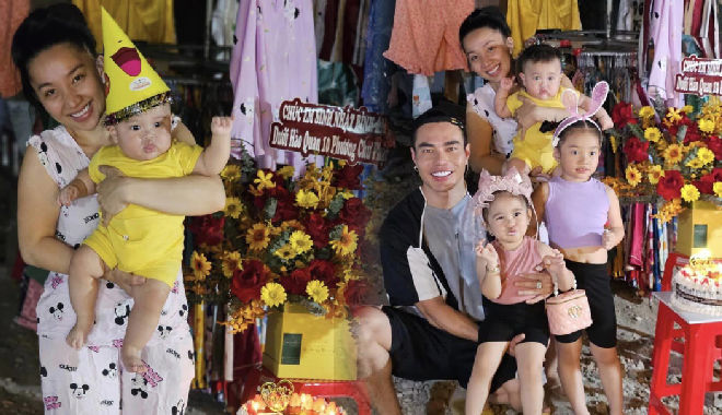 Vợ bị dè bỉu, Dương Lâm mua 200 bộ đồ làm quà, bánh kem cũng độc lạ