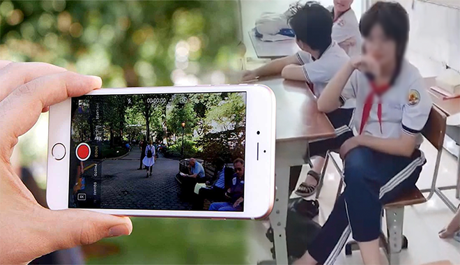 Mê quay video "sống ảo" cùng học sinh, giáo viên cẩn thận phạm luật 