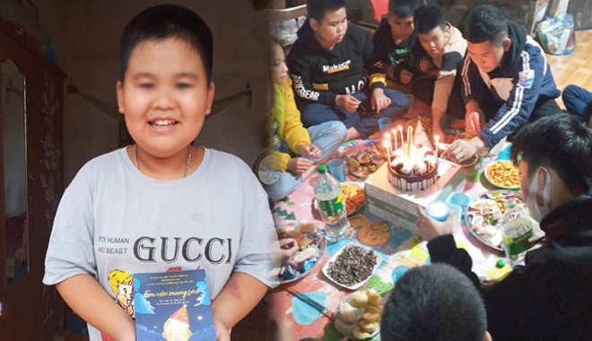 Xót xa cậu bé mắc bệnh hiểm nghèo mong ước làm sinh nhật cho anh trai