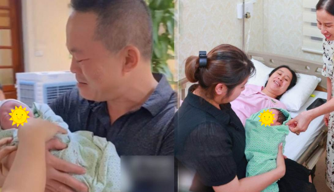 Người bố nghẹn ngào khi lần đầu tiên được ôm con sau 21 năm hiếm muộn